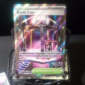 ✨ 2 Battle Cage Pokemon Trainer NM Cards Holo + Full Art Prismatic Evolutions ✨